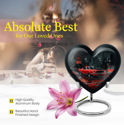 10-inch heart-shaped butterfly Urn