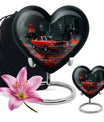 10-inch heart-shaped butterfly Urn