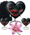 10-inch heart-shaped butterfly Urn
