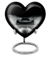 heart-shaped car urn