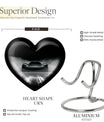heart-shaped car urn
