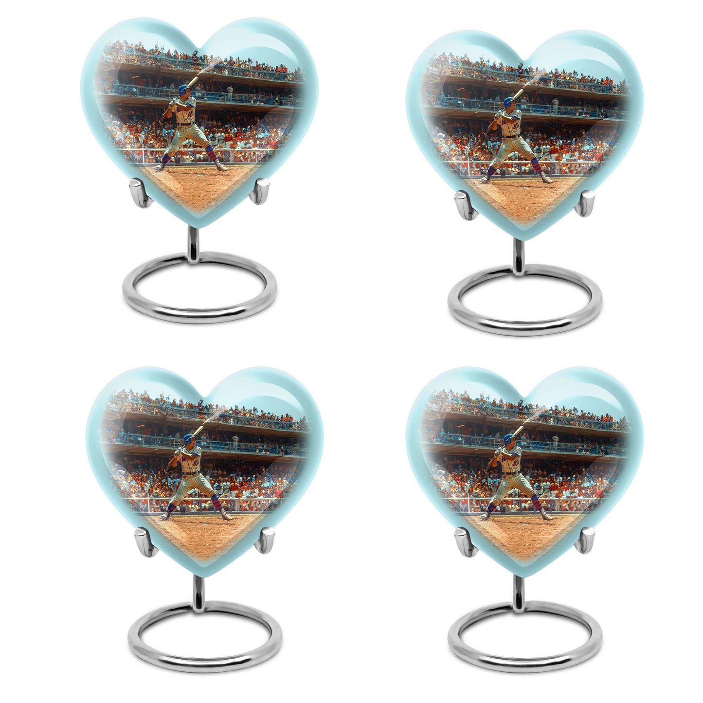 Baseball Theme 3 Inch Keepsake Pack of 4