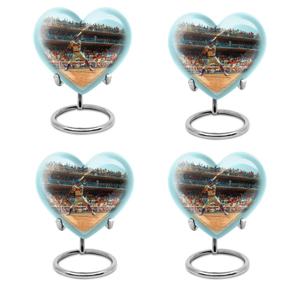 Baseball Theme 3 Inch Keepsake Pack of 4
