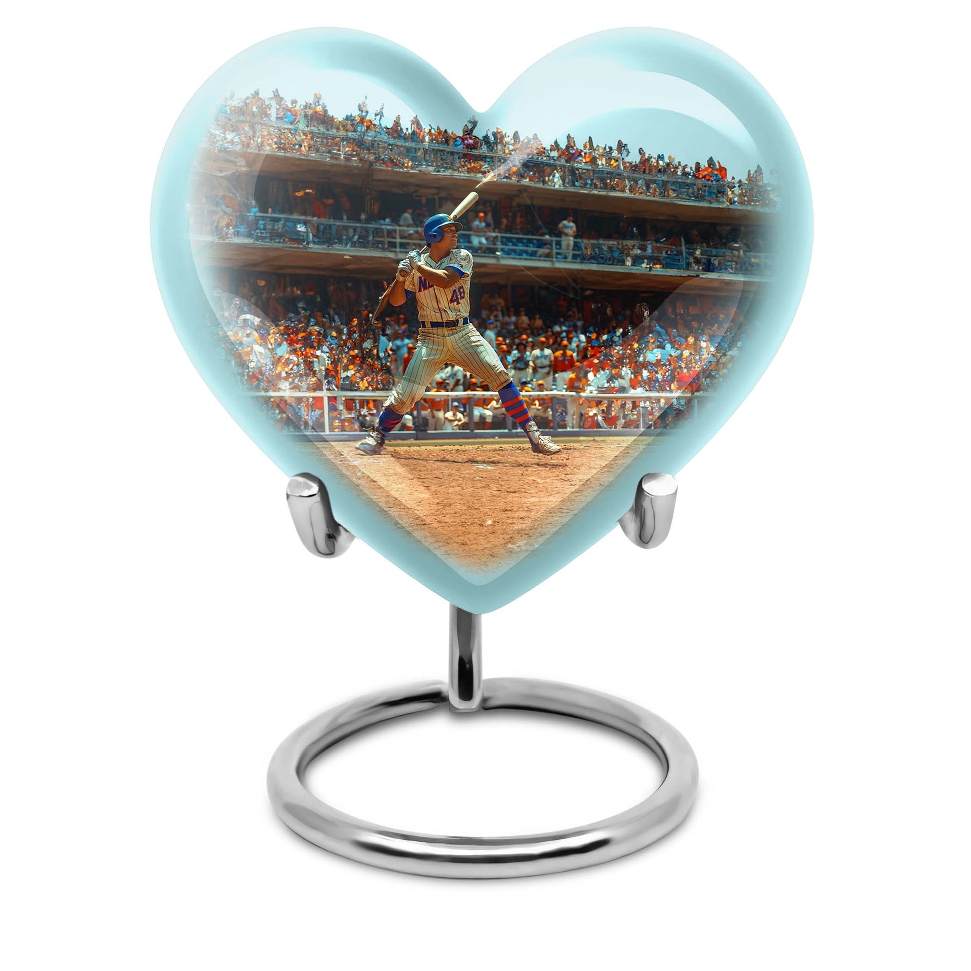 shaped baseball urn 