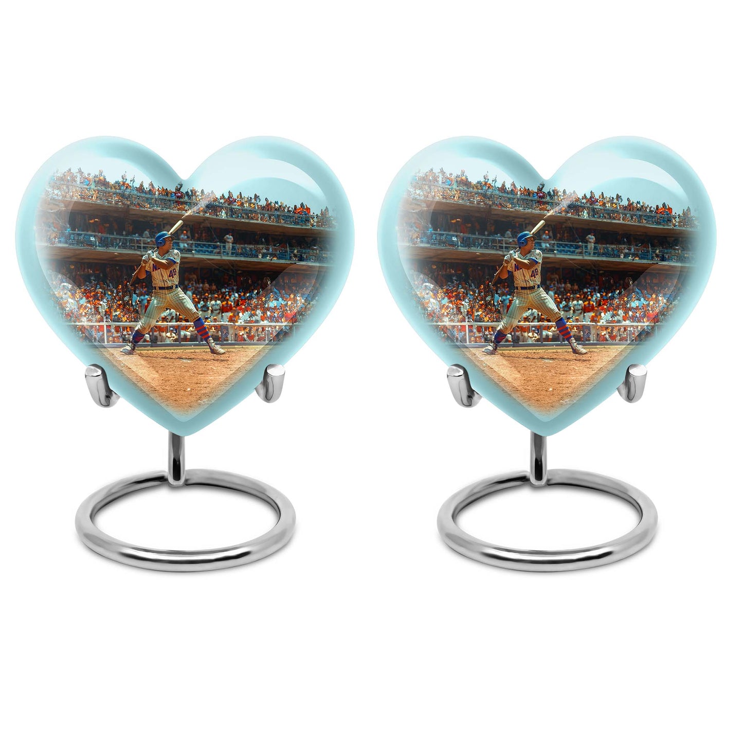 shaped baseball urn 