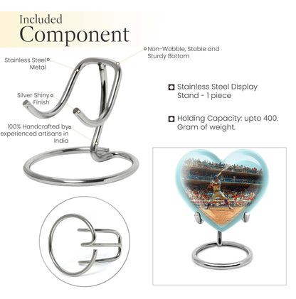 shaped baseball urn 