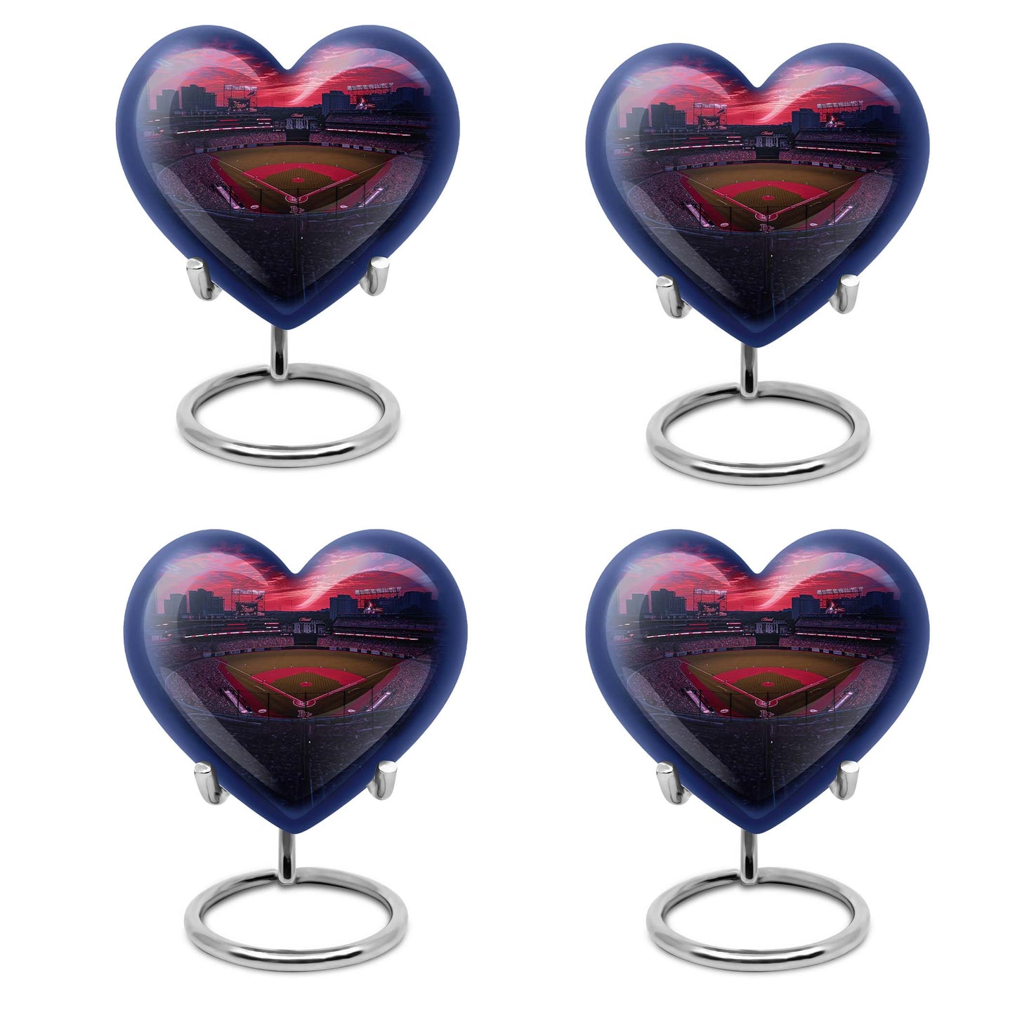 Baseball Theme 3 Inch Keepsake Pack of 4