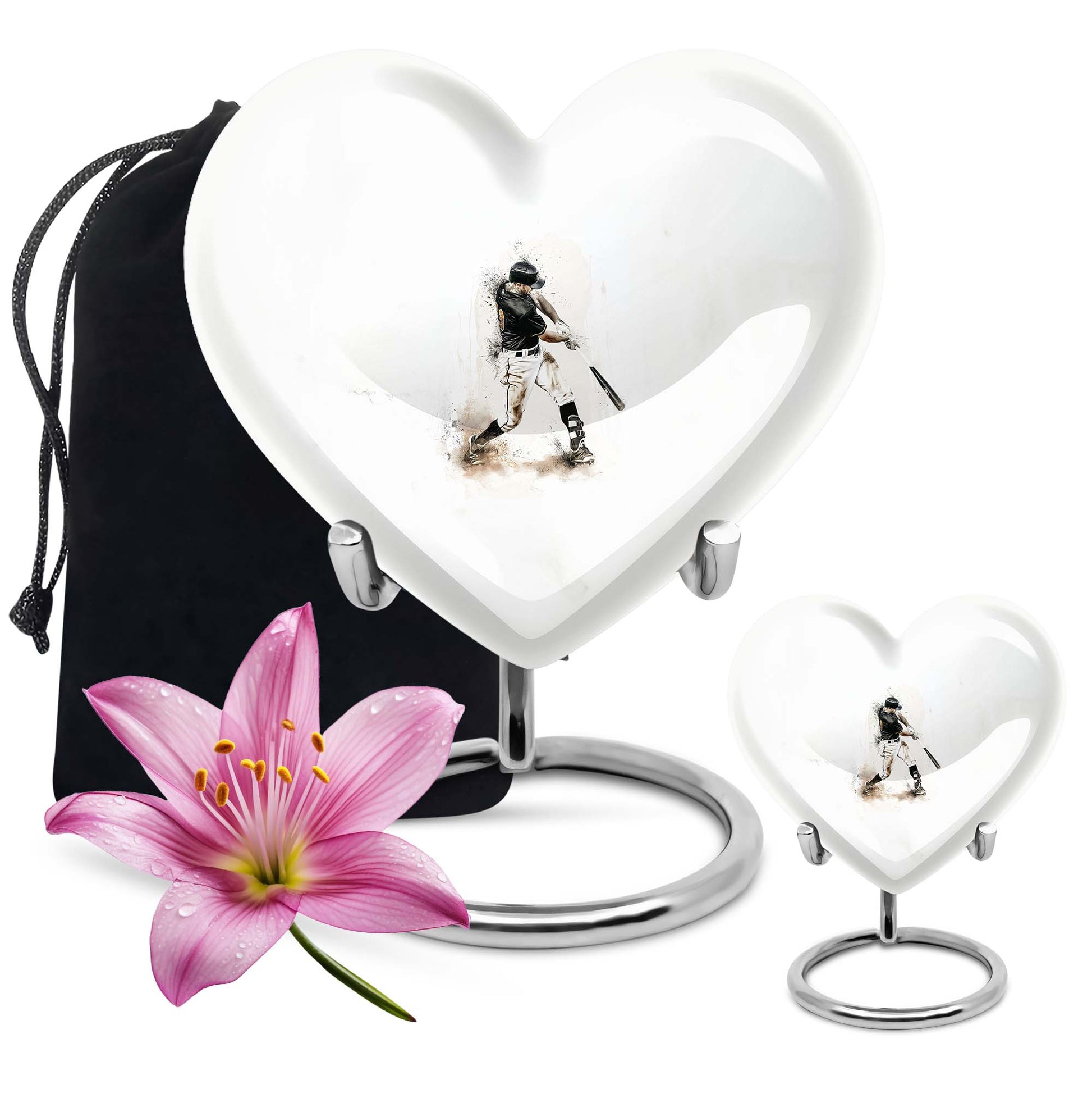 baseball urn for adult human ashes