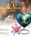 Heart Aurora Borealis design Urn