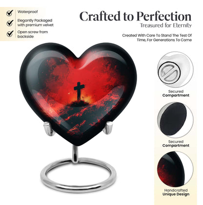 10-inch Heart Urn 