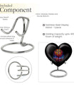 10-inch heart-shaped gramophone-themed cross 