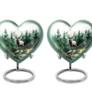 deer cremation urn, personalized engraved 