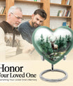 deer cremation urn, personalized engraved 