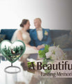 deer cremation urn, personalized engraved 