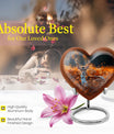 heart-shaped deer urn for memorial ashes