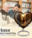 Heart-shaped deer urn 
