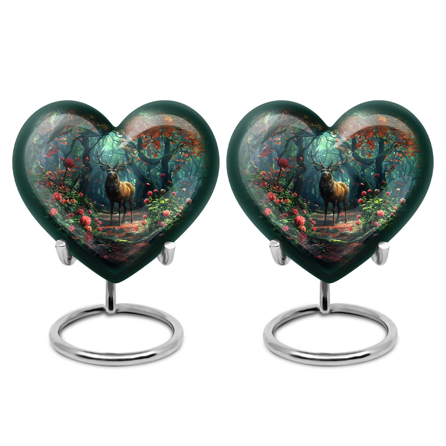 Deer Theme 3 Inch Keepsake Pack of 2