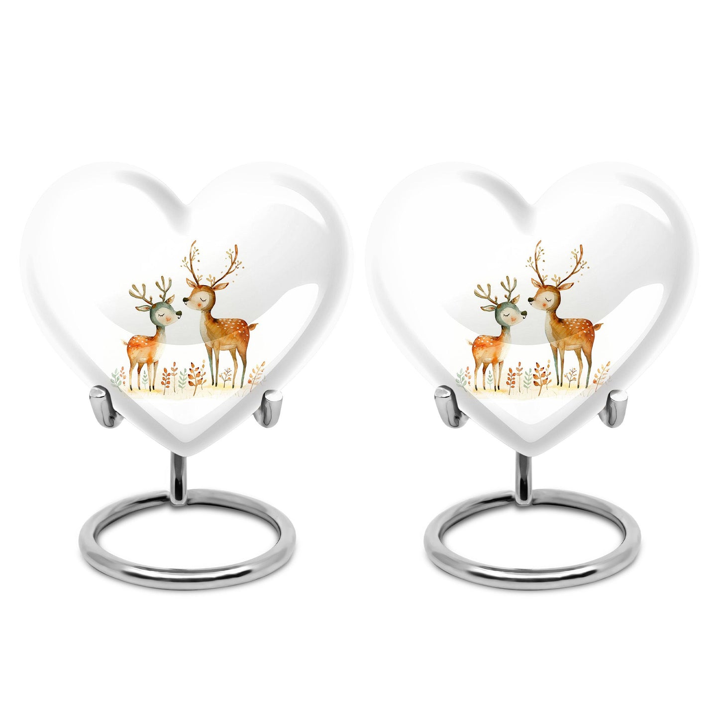 Deer Family Theme 3 Inch Keepsake Pack of 2