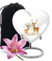 Deer Family Theme Large Urn 10 Inch