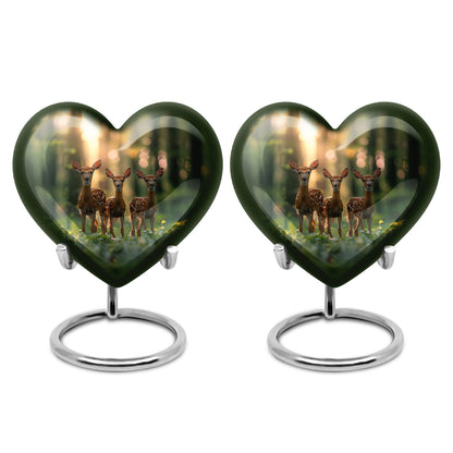 Deer Family Theme 3 Inch Keepsake Pack of 2
