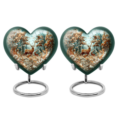 Deer Family Theme 3 Inch Keepsake Pack of 2
