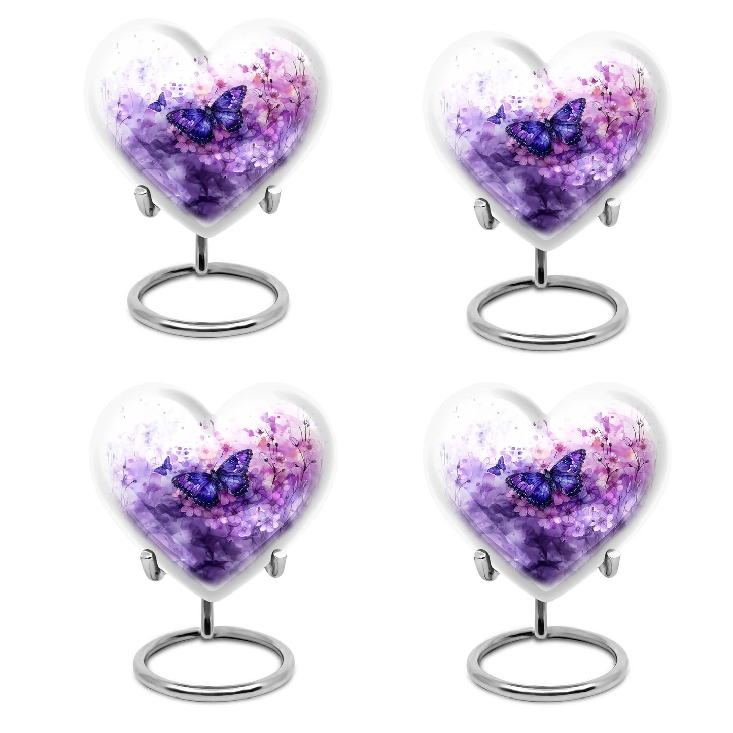 Butterfly Theme 3 Inch Keepsake Pack of 4