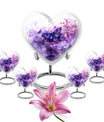 Butterfly Theme Large Urn With 4 Keepsake Urn