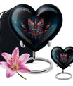 Butterfly Theme Large Urn With 1 Keepsake Urn