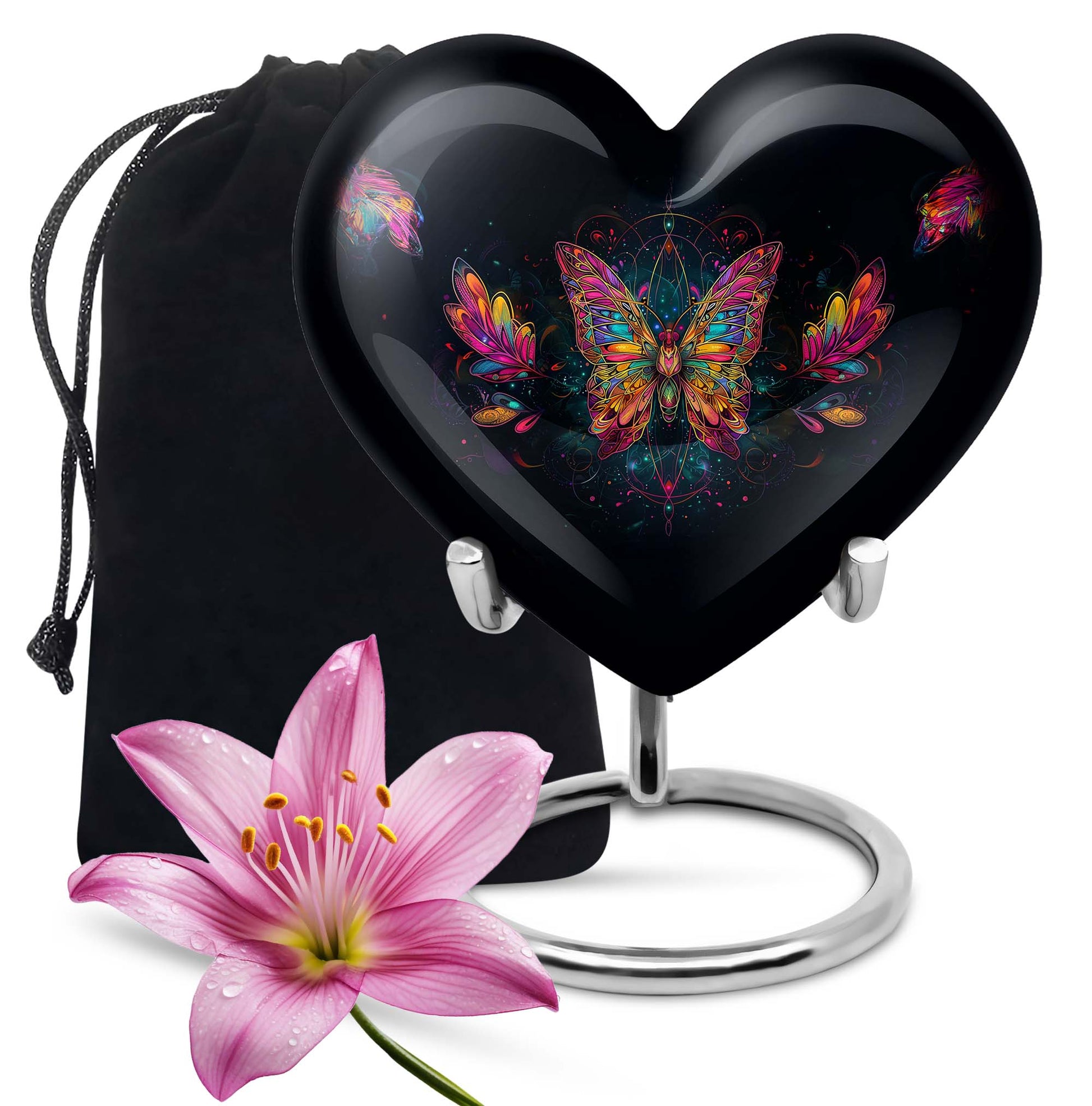 Butterfly Theme Large Urn 10 Inch