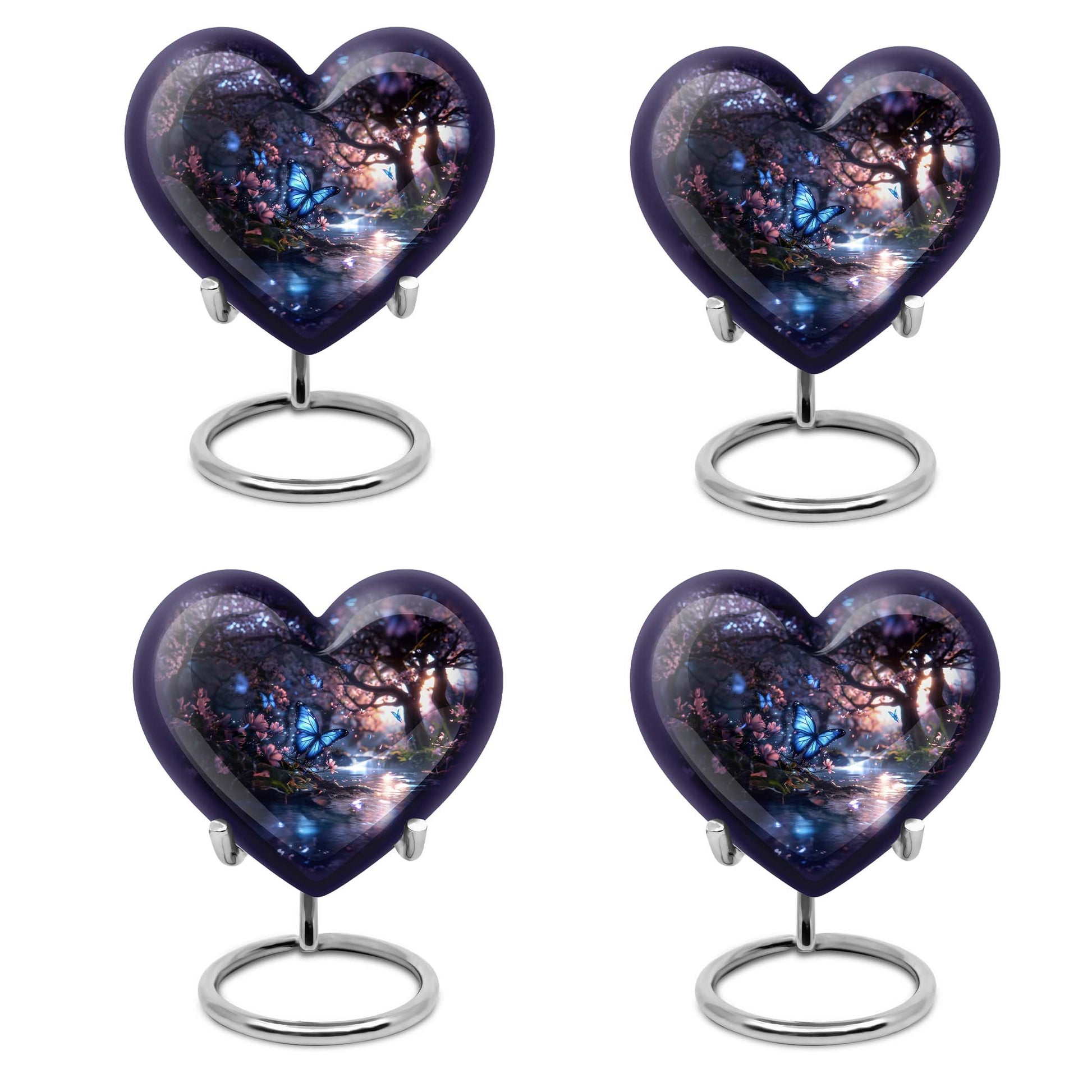 Butterfly Theme 3 Inch Keepsake Pack of 4