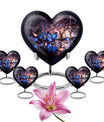 Butterfly Theme Large Urn With 4 Keepsake Urn