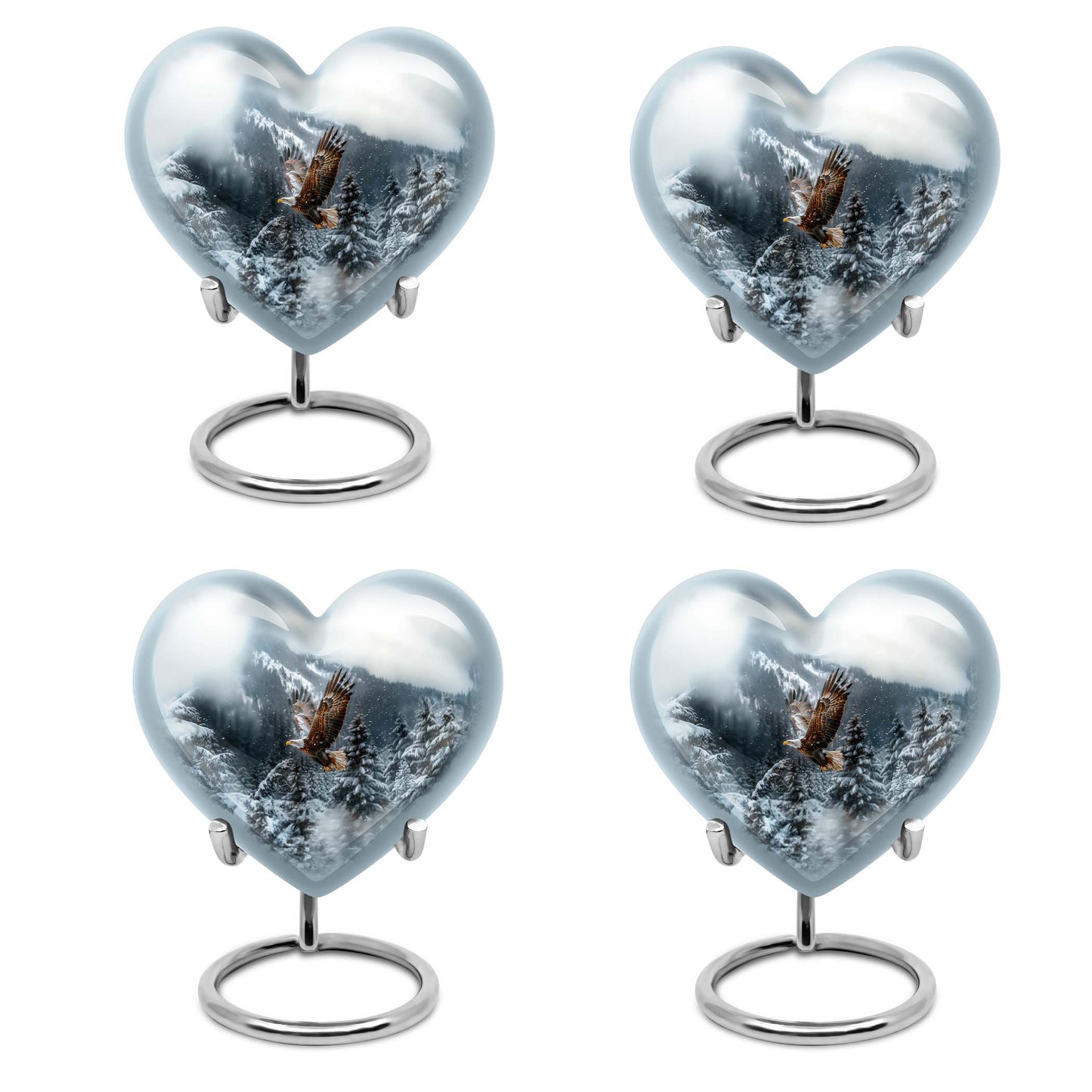 Eagle Theme 3 Inch Keepsake Pack of 4