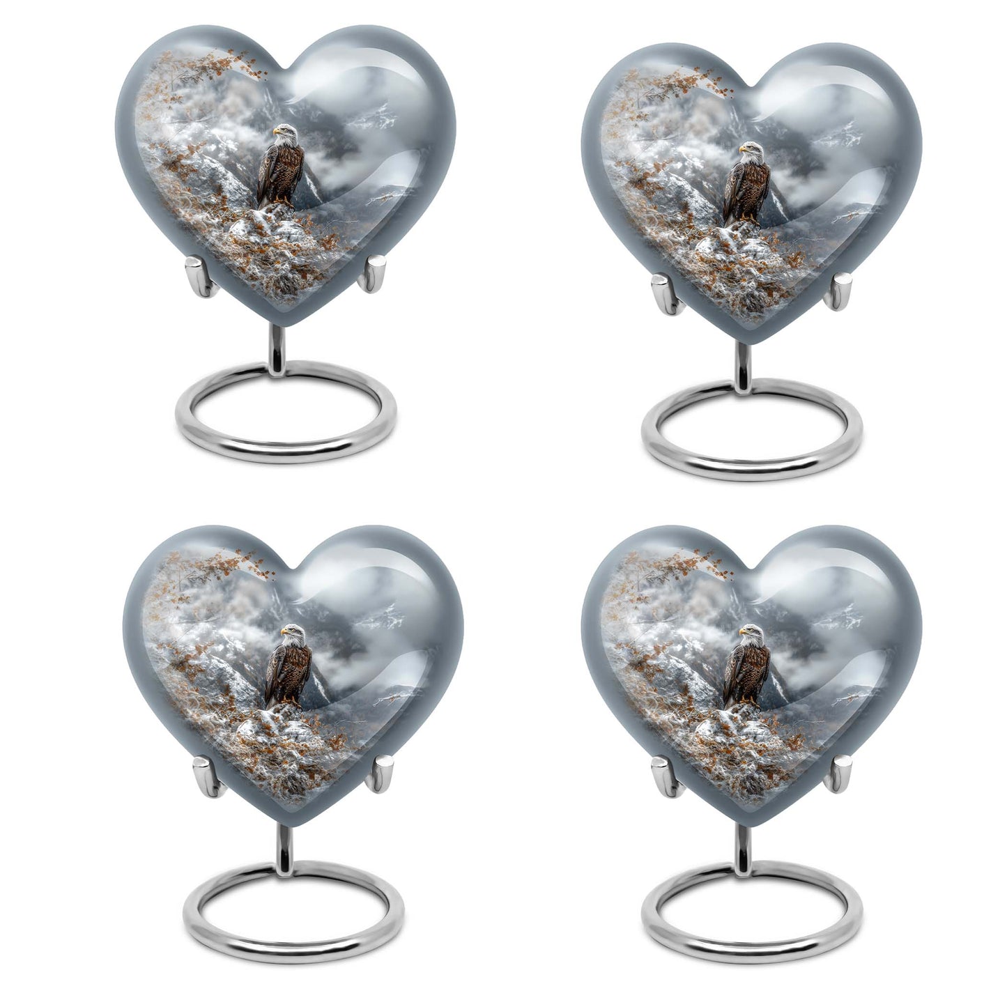 Eagle Theme 3 Inch Keepsake Pack of 4