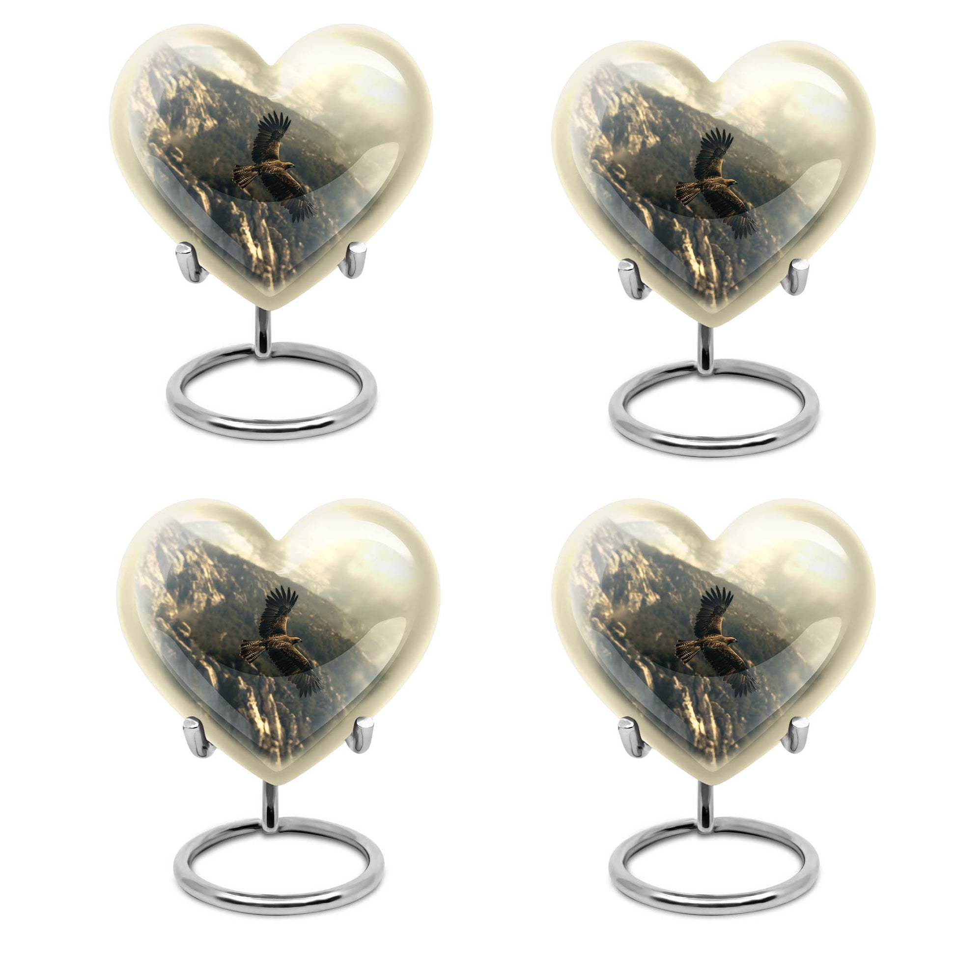 Eagle Theme 3 Inch Keepsake Pack of 4