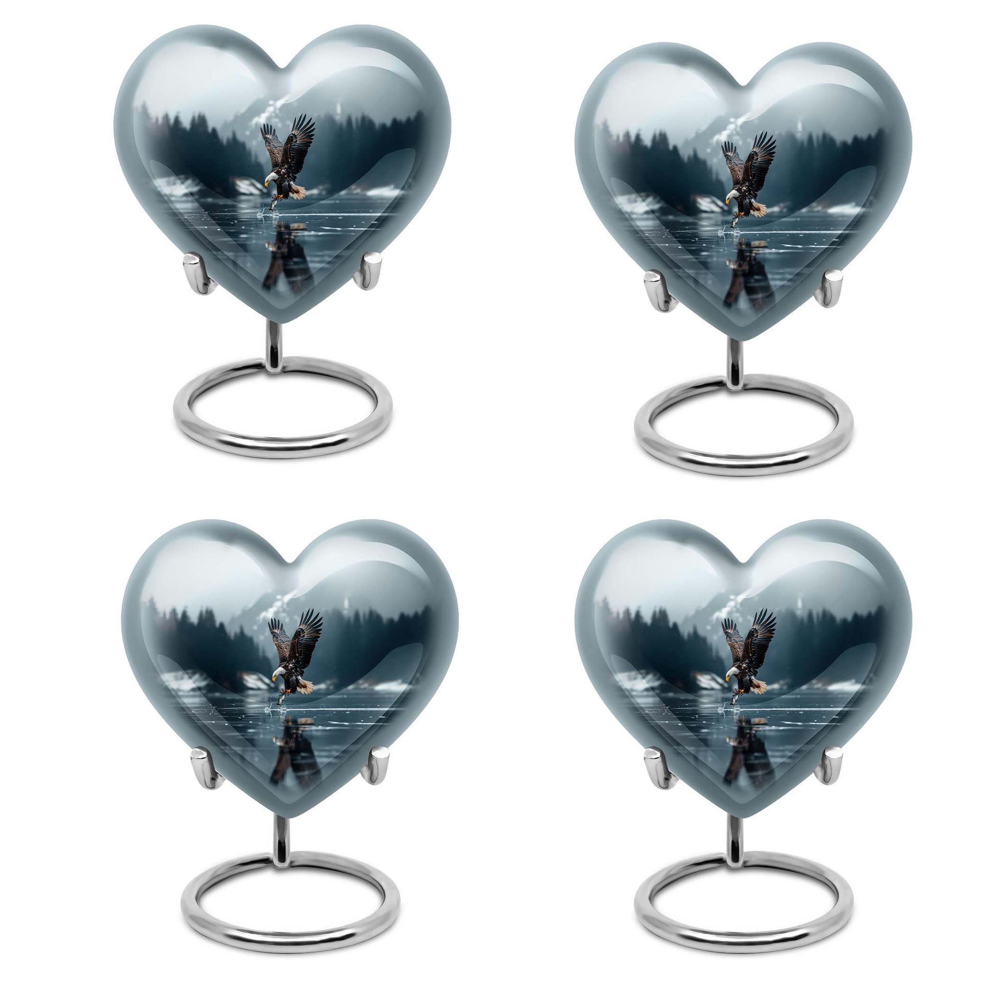 Eagle Theme 3 Inch Keepsake Pack of 4