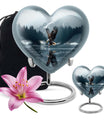 Eagle Theme Large Urn With 1 Keepsake Urn
