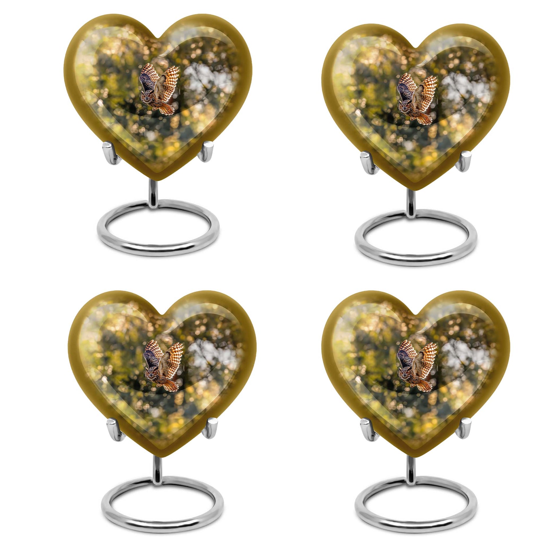 Owl Theme 3 Inch Keepsake Pack of 4