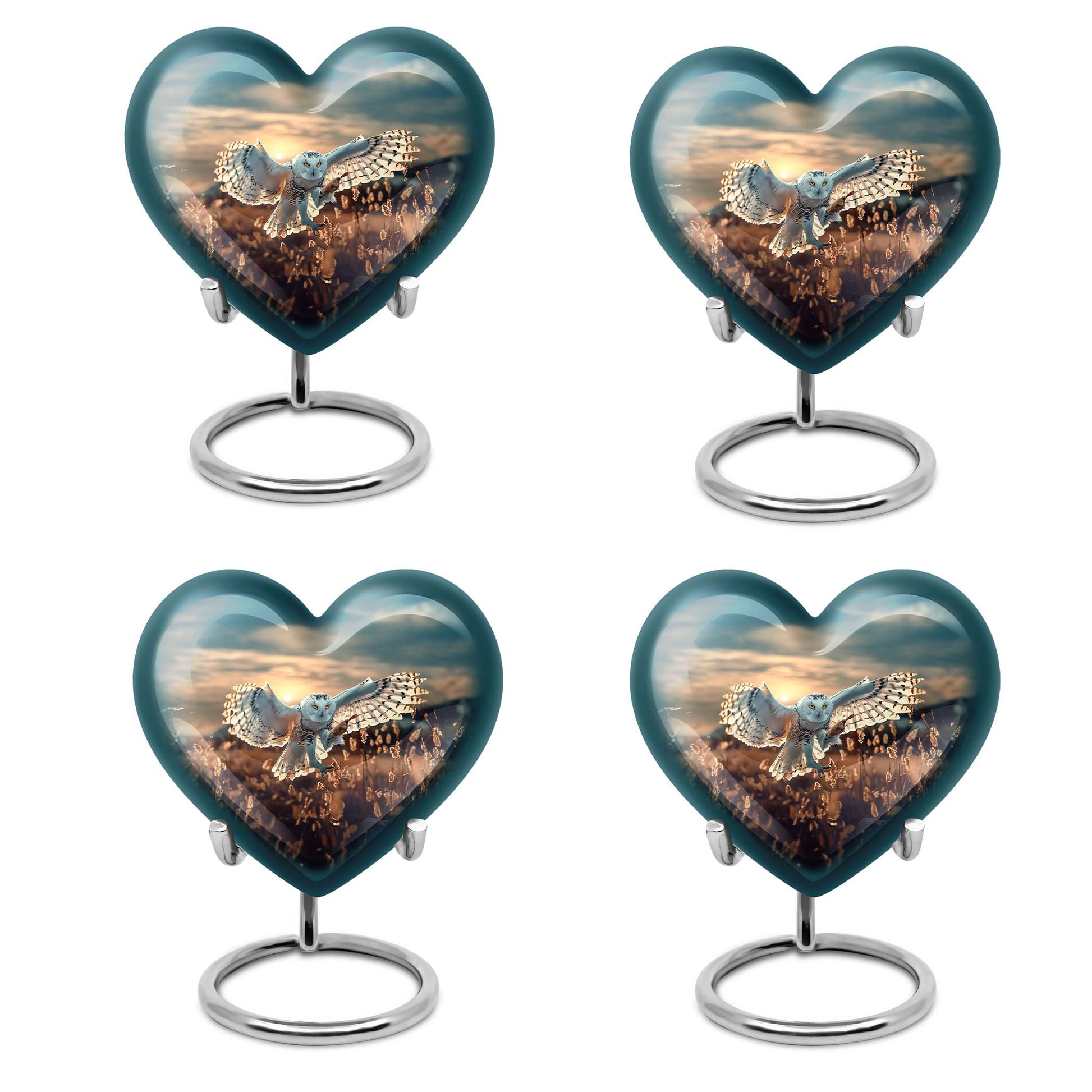 Owl Theme 3 Inch Keepsake Pack of 4