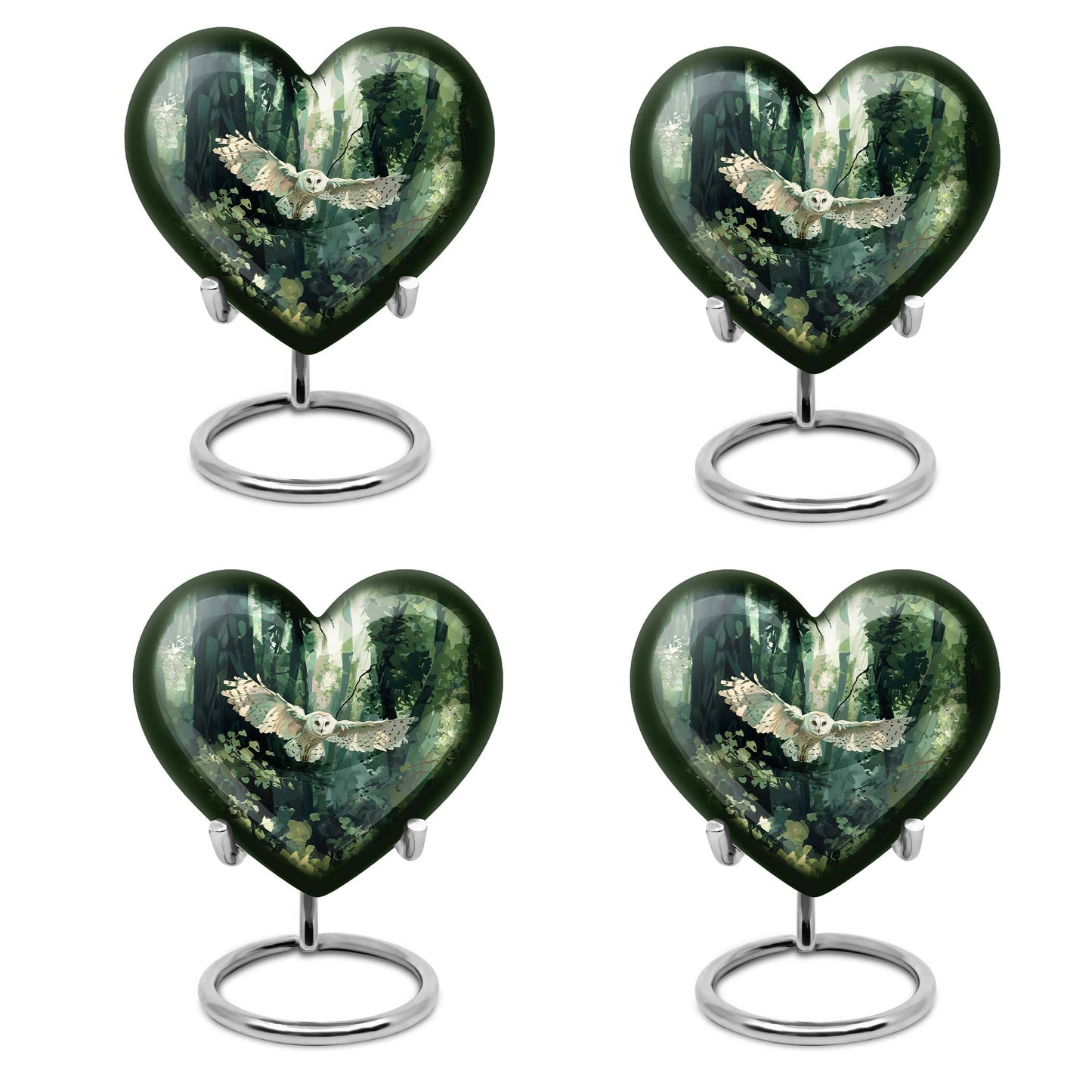 Owl Theme 3 Inch Keepsake Pack of 4