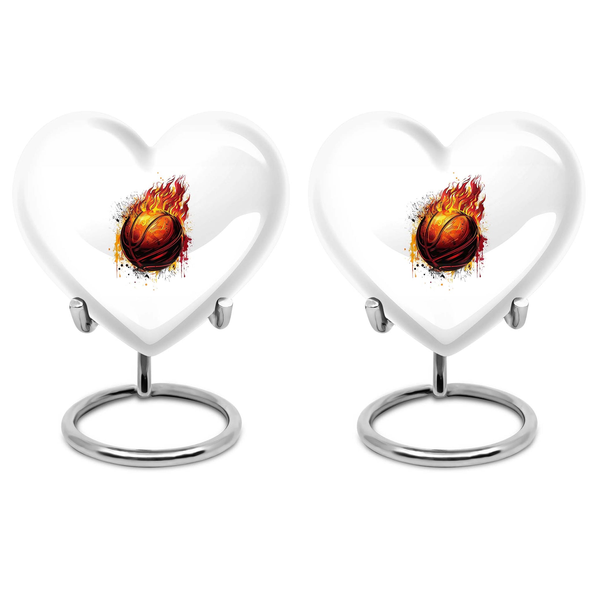 Basketball Theme 3 Inch Keepsake Pack of 2