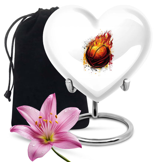 baskteball design cremation dad urn