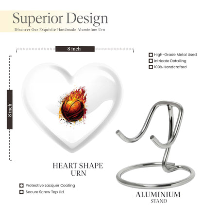 baskteball design cremation dad urn