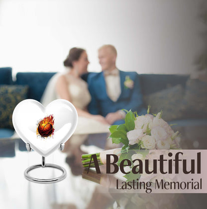 baskteball design cremation dad urn