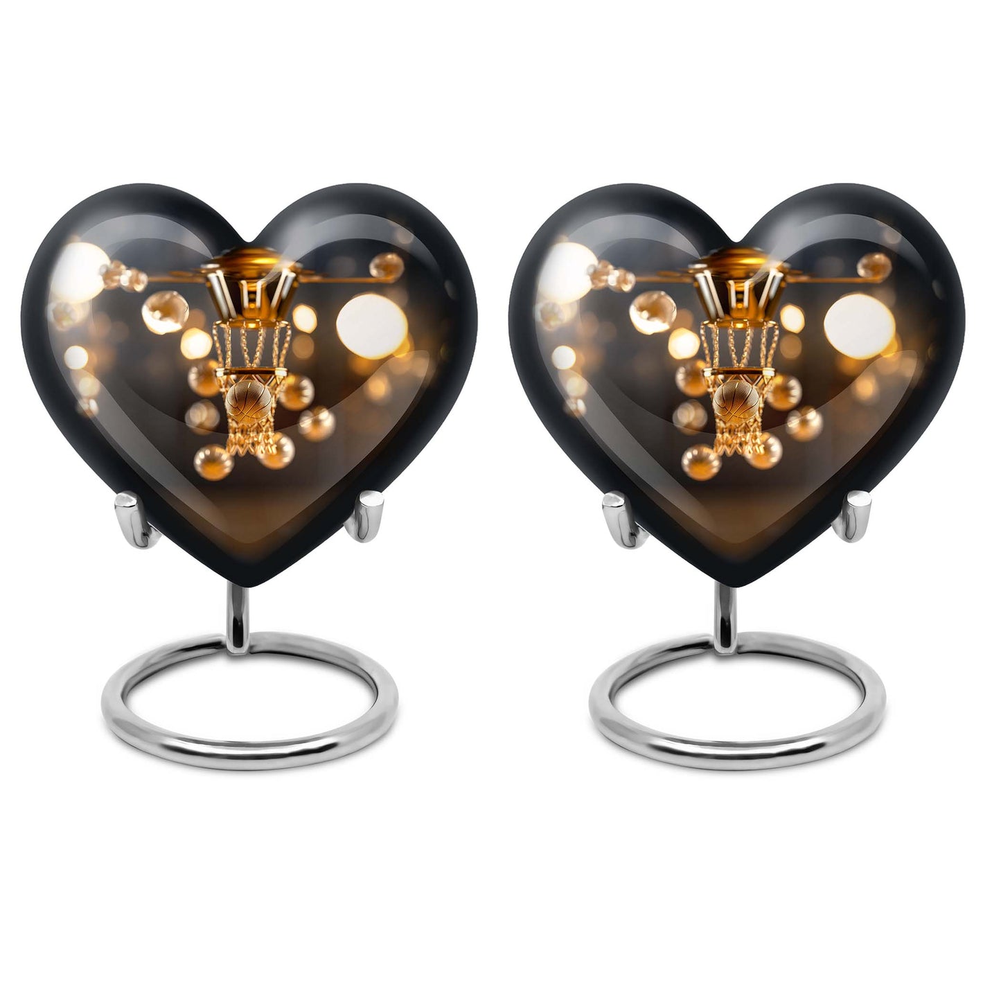 Basketball Theme 3 Inch Keepsake Pack of 2