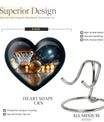 10 inch heart-shaped basketball urn 