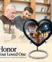 10 inch heart-shaped basketball urn 