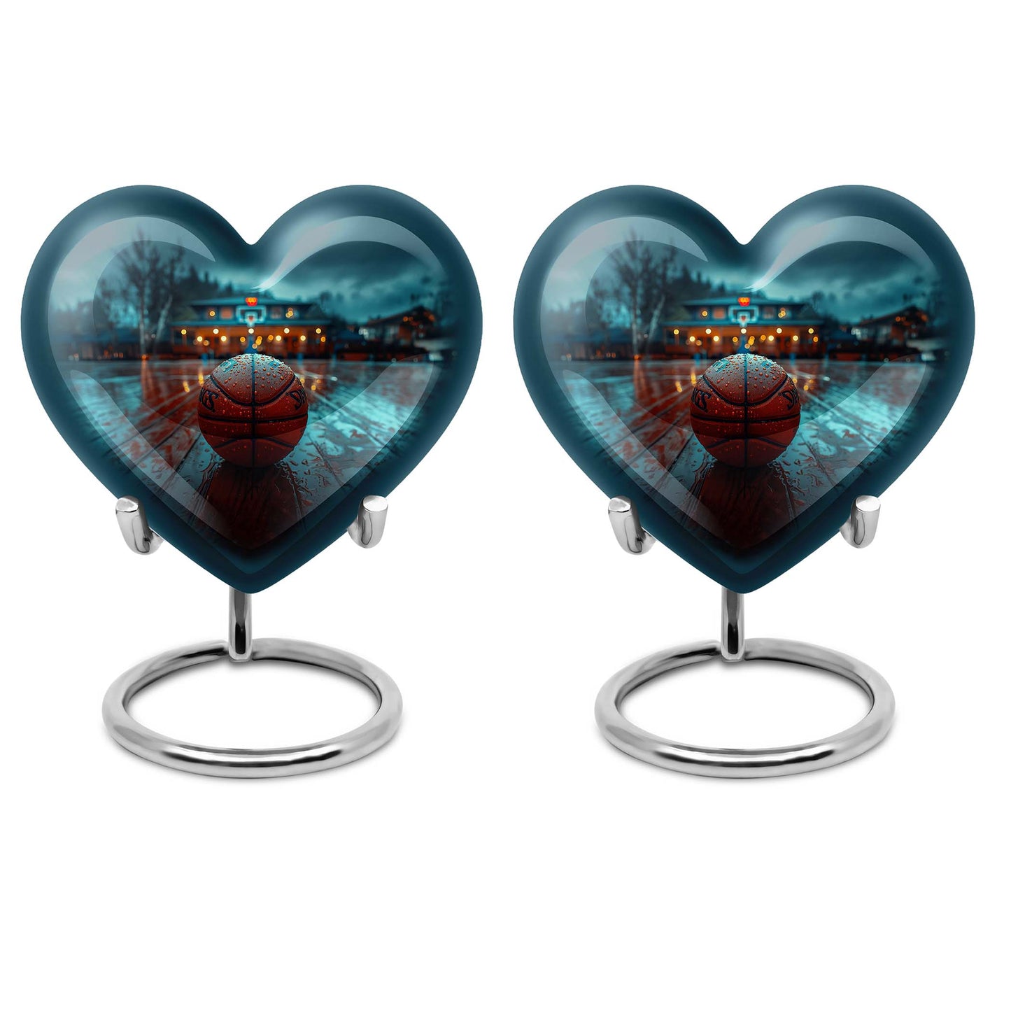 Basketball Theme 3 Inch Keepsake Pack of 2
