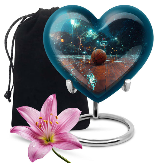 10-inch Heart-shaped Basketball Urn, Gramophone 