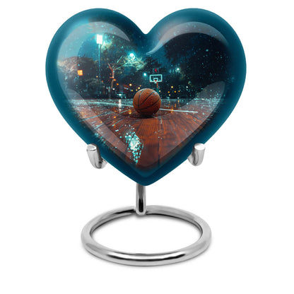 10-inch Heart-shaped Basketball Urn, Gramophone 