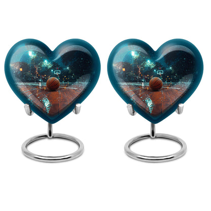 10-inch Heart-shaped Basketball Urn, Gramophone 